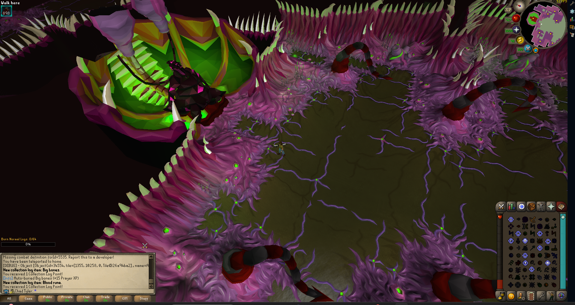 Full OSRS mechanics Sire!